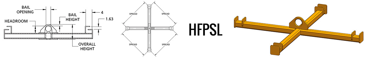 HFPSL - Four Point Sack Lifter Beam