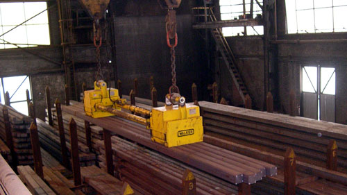 Industrial Bundle Magnet System for Steel Mill Material Handling