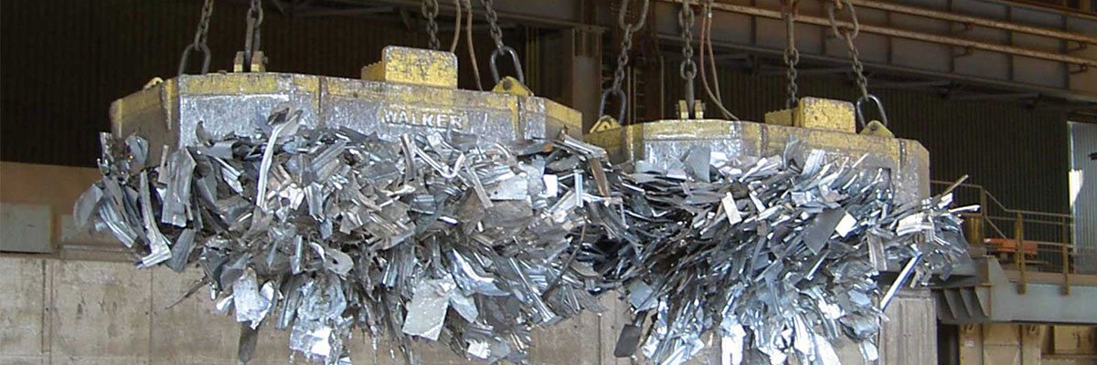 Rectangular Dual Electromagnet System for Scrap Handling