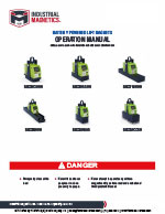 Bux Battery Powered Lifting Magnets Manual