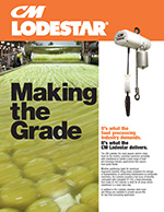 CM Lodestar Food Grade / Clean Room Hoist Brochure