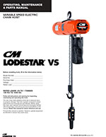 CM Lodestar VS Hoist Manual