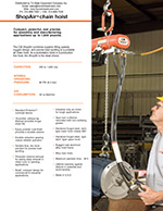 CM ShopAir Pneumatic Hoist Specs
