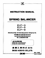 Endo Balancer ELF-3 to ELF-9 Manual