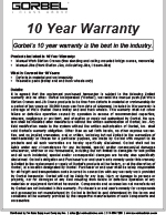 Gorbel 10-year Crane Warranty