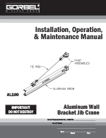 Gorbel Aluminum Jib Crane Manual