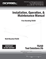 Gorbel Tool Solutions TSJ50 Manual