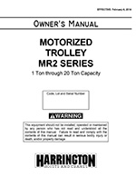 Harrington NER/ER Motorized Trolley Manual and Parts