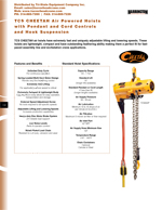 Harrington TCS Air Chain Hoist Brochure