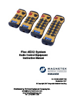 Magnetek Flex 4EX2 Radio Remote Control Manual