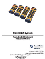 Magnetek Flex 6EX2 Radio Remote Control Manual