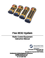 Magnetek Flex 8EX2 Radio Remote Control Manual