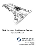SBN Magnetek Push Button Station Instruction Manual