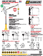 OZ Alumi-Lite Davit Crane Brochure
