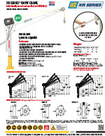 OZ XR Series Steel Davit Crane Brochure