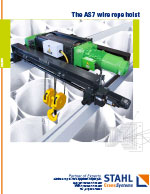 Stahl AS 7 Wire Rope Hoists Brochure