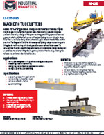 Walker Magnetic Tube Lifters Spec Sheet
