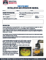 Walker Scrap Lifting Magnets Manual