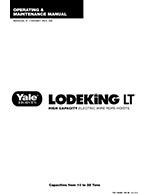 Yale LodeKing LT Wire Rope Hoist Manual
