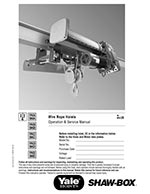 Yale YK Electric Wire Rope Hoist Manual