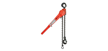 10 Lift Height 1 Opening 6-3//8 Lever 1100 lbs Capacity CM 603 Series Mini Ratchet Lever Chain Hoist
