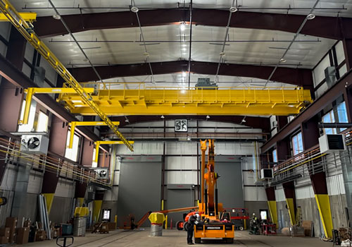 Custom overhead crane manufacturing and installation by Tri-State Overhead Crane.