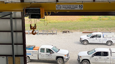 10 Ton Crane with Wire Rope Hoist