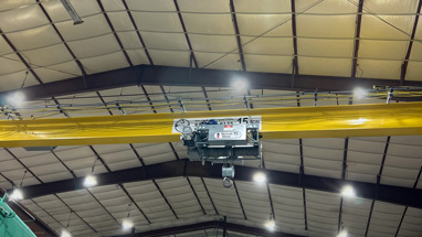 15 Ton Overhead Bridge Crane with Detroit Wire Rope Hoist