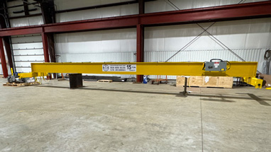 15 Ton Single Girder Bridge Crane for Fabrication Shop