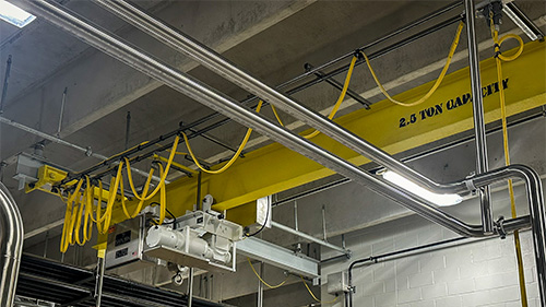 Under-Running Crane with Ceiling Mounted Runway