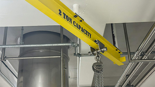 2 Ton Monorail with OZ Food Grade Hoist