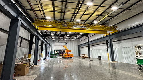 25-Ton Double Girder Bridge Crane with Free Standing Runway