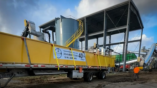 Site Arrival of 40-Ton Double Girder Bridge Crane