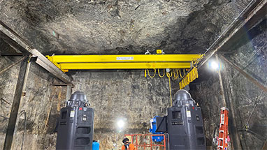 5-Ton Double Gider Crane Underground