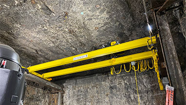5-Ton Overhead Crane in Mine