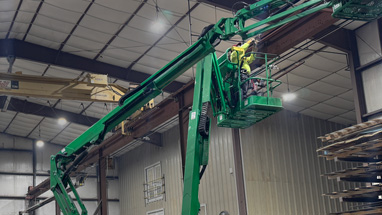 Conductor Bar Replacement for Fabrication Shop Crane