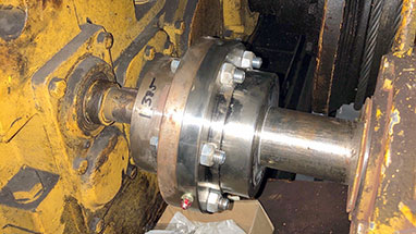 Crane Service with Repaired Motor Coupling