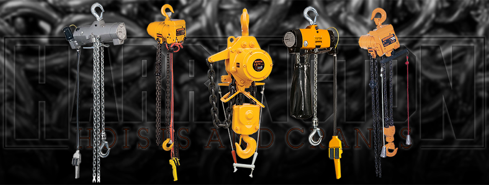Harrington Pneumatic Chain Hoists