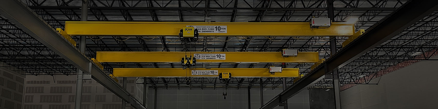 Custom overhead crane manufacturing and installation by Tri-State Overhead Crane.