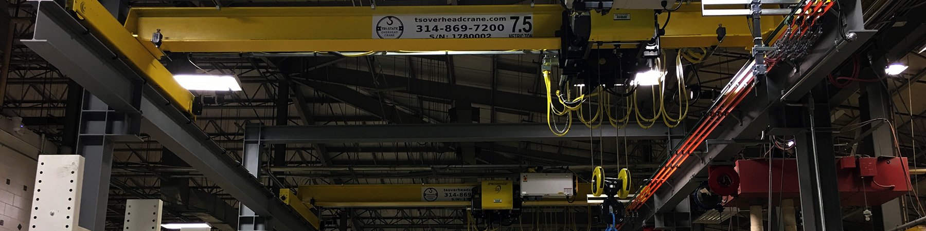 7.5 ton Top Running Overhead Bridge Cranes that Crane Operators could use after taking CMAA Certification Training Course.