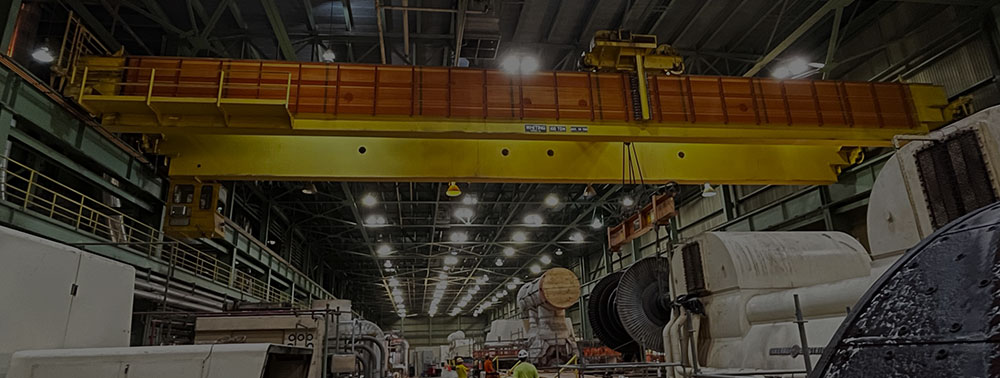Turbine crane modernization performed at steam generation plant.