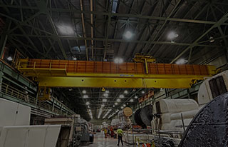 Turbine crane modernization performed at steam generation plant.