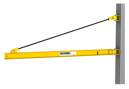 Cap-12' Under Beam Height-10' Span!! 4000 Lb Details about   NEW HD Floor Mounted Jib Crane 
