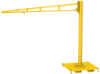 Gorbel TSJ150 Free Standing Tool Balancer Jib Crane with Portable Base