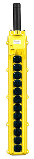 Conductix, 80 Series 12-Button Pendant, All Single Speed, Part No XA-34259
