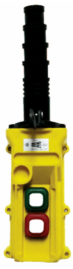 Duct-O-Wire L2 Series Pendant Push Button Station with On/Off