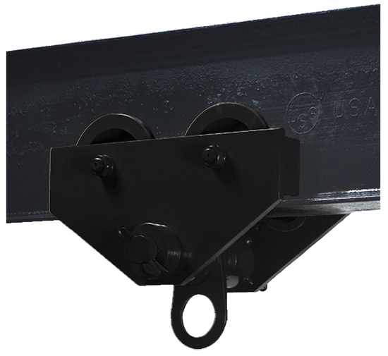 2 Ton CM Series 84A/PT Plain Push Trolley, Part No 1641-0200