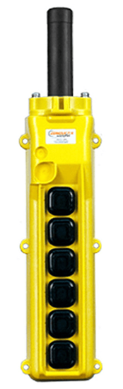 Conductix, 80 Series 6-Button Pendant, All Two Speed, Part No XA-34233