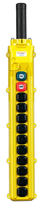 Conductix, 80 Series 12-Button Pendant, All Two Speed with Maintained On/Off, Part No XA-34256