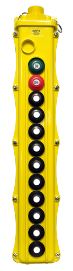 Magnetek 12-Btn SBP2 Pendant Station w/ Maintained On/Off